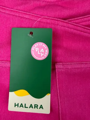 Halara Crossover High Rise Super Flare Leggings Hot Pink XS Petite NWT thumbnail 5
