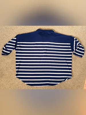 Vineyard‎ Vines XL Striped Deluxe Tee 3/4 Sleeve Modal Cotton Top Coastal Preppy thumbnail 4