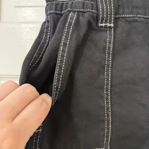 BDG Skate Shorts Women XS Black Cotton Contrast Stitch Carpenter Utility Y2K BDG thumbnail 3