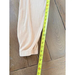 Boys Lie Terry Cloth Sweatpants Womens Peach Medium Meet Cupid Joggers‎ thumbnail 5
