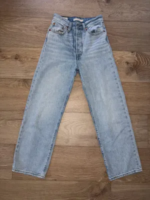 Levi's Straight Ankle blue jeans Size 24  thumbnail 1