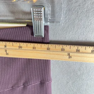 471 | NWT OFFLINE by Aerie Real Me Xtra Ribbed‎ 7/8 Legging Purple Womens Medium thumbnail 3