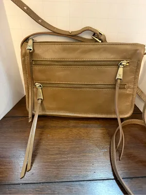 NWTs HOBO 'Mission' Cameo Metallic Leather Crossbody & Shoulder Bag thumbnail 3