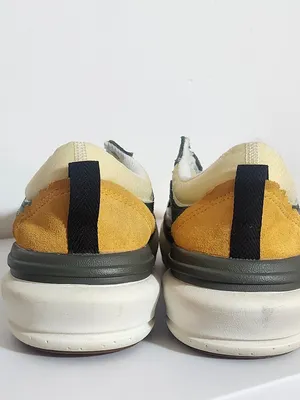 Vans Old Skool Overt Plus ComfyCush Green and Yellow Sneakers Women 7.5 Men 6 thumbnail 8