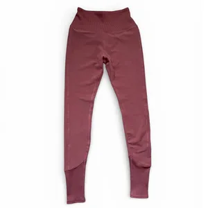 Alo Yoga Pink High-Waist Alosoft Lounge Legging Yoga Pants Workout Women's Small thumbnail 2