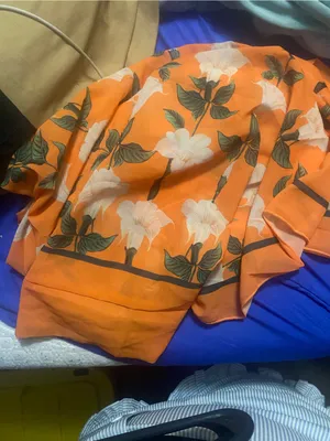 2 piece bikini with cover skirt Orange thumbnail 2