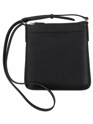 Coach Crossgrain Leather North South Crossbody Messanger Bag Black thumbnail 3