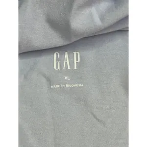 GAP Boatneck Open Back T-Shirt Serene Blue Scoop Back Short Sleeve Top XL thumbnail 8