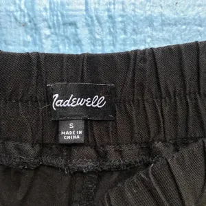 Madewell Women Embroidered Springtime Black Pull-On Shorts Small v6x thumbnail 8