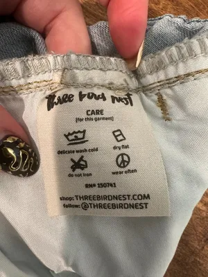 Three Bird Nest Simply You Wide Leg Jeans Light Wash Size L thumbnail 5