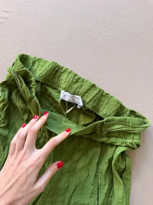 Primark Linen Style Bow Detail Palazzo Trousers thumbnail 3