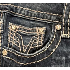 Vigoss Women's The New York Slim Boot Low Rise Blue Jeans Size 7/8 thumbnail 3