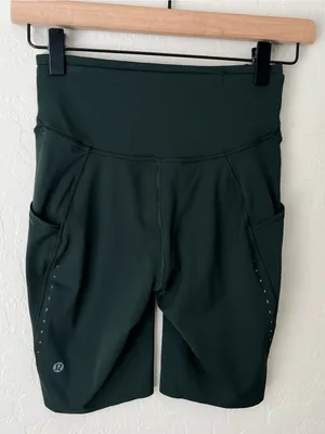 Lululemon Fast and Free High-Rise Shorts reflective Rainforest Green 4 thumbnail 7