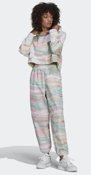 NWT adidas GT4538 Multicolor Marble Tie Dye Track Pants Joggers 2X thumbnail 1