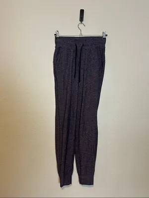 Lululemon Ready To‎ Rulu Pant Heathered Spanish Rose Black Size 2 thumbnail 3