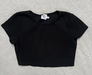 Black Crop Top thumbnail 2