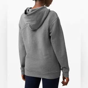 Lululemon All Yours Hoodie *Terry Heathered Core Medium Grey Size: 8 thumbnail 3