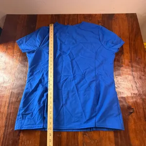 Dickies Xtreme Stretch Royal Blue V-Neck Scrub Top XL 82851 Womens thumbnail 5
