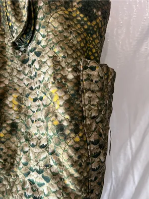 Marc by Marc Jacobs Green Multi Snake Print Pretty Nylon Tate Tote thumbnail 3