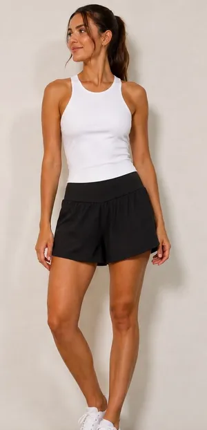 Halara Black High Waisted Active Shorts with Liner XL Running Tennis Gym Sporty thumbnail 1