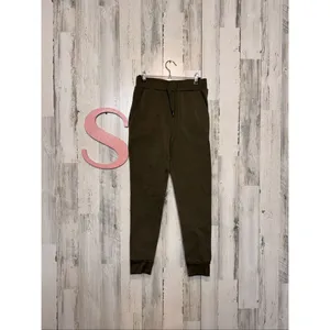 Rene Ricci Olive Green Joggers Sweatpants Women’s Size S Cozy Fleece Lined thumbnail 2