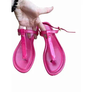 Cole Haan patent sandal Boardwalk Thong Electra pink raspberry Summer Flip Flop thumbnail 7