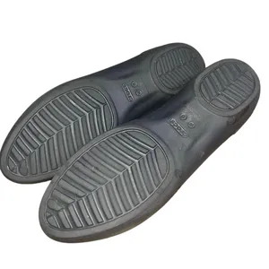 Iconic Crocs Laura Ballet Flats Black Size 8 Comfort Ballerina Slip on Rubber thumbnail 5