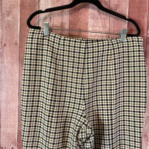 Who What‎ Wear Black And White Houndstooth Print Pull On Pants Size 12 thumbnail 3