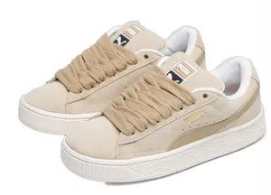 Puma Women's Suede Xl Shoes - Putty Warm White thumbnail 1
