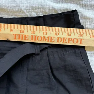 Lost + Wander Womens Bloody Mary Black Cropped Belted Wide Leg Pants Medium‎ thumbnail 8