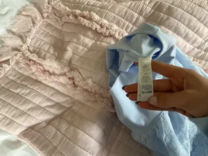 Aerie Lace Flowy Short in Eyelet Blue Size Small thumbnail 2