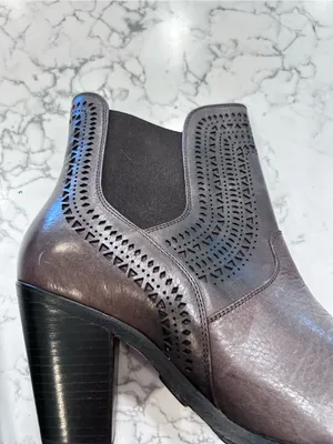 Ariat Brown Leather Womens Versant Leather Stacked Heel Ankle Boots Size 9.5‎ thumbnail 7