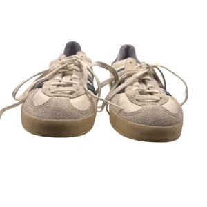 Adidas 5.5 WhiteNavy Blue Sneakers Retro Athletic Casual Shoes Women's College thumbnail 3