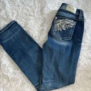 Miss Me LR Straight Leg Jeans Dark Wash 28x30 NWOT thumbnail 1