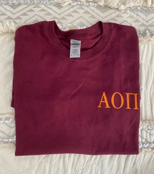 Alpha Omicron Pi Shirt (sorority) Red thumbnail 3