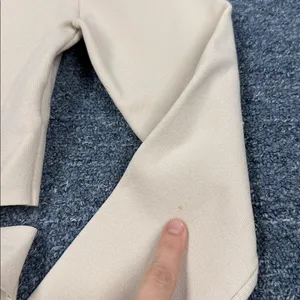 Babaton TEN Stretchy Long Sleeve Crop Top SMALL thumbnail 2
