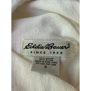 Eddie Bauer Women's‎ Turtleneck Cream Size S A1-0038 thumbnail 2