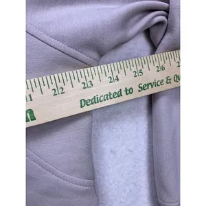 Rae Mode Hoodie Women M Beige‎ 1/4 Zip Scuba Pullover Soft Luxury thumbnail 4