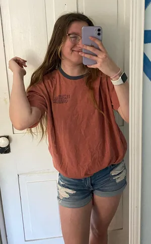 disney flower garden orange Tshirt  thumbnail 1