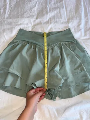 Athletic crossover wrap shorts Green Size M thumbnail 10