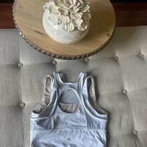 Lululemon Double Tap Bra in Lavender Size 6 thumbnail 3