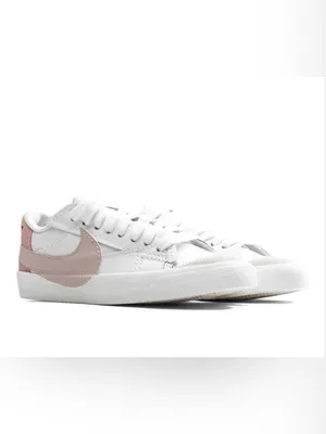 Nike Women's Blazer Low '77 Jumbo "White Pink Oxford" thumbnail 2