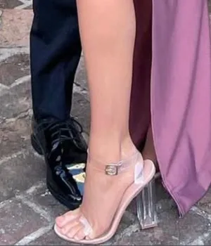 Windsor Clear Strap Heels thumbnail 4