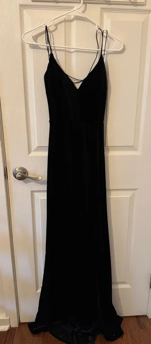 Windsor Black Formal Dress Slit  thumbnail 1