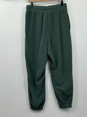 Nike Therma-FIT One Women’s Loose‎ Fleece Pants Green Sweatpants Size Medium thumbnail 4