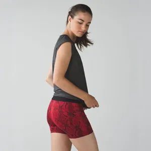 Lululemon What The Sport Shorts 4 Ziggy Snake Red Tide Cranberry‎ thumbnail 3