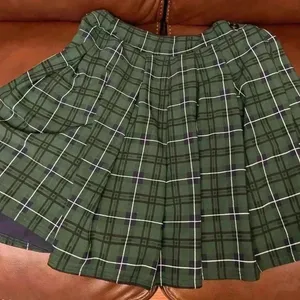 Pretty Little Thing PLT Green Check Tennis Side Split Mini Skirt 12 thumbnail 4