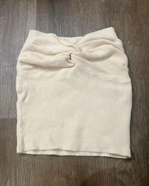Créeme Strapless Top Tan thumbnail 1