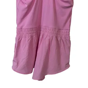 OFFLINE by Aerie Real Me Romper Womens L Pink Racerback Activewear Dress Short thumbnail 9