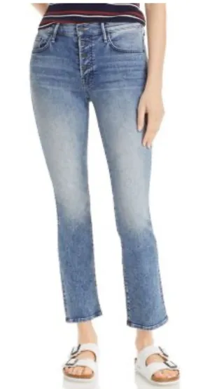 MOTHER the pixie insider ankle button fly Blue‎ Jeans 26 Blue thumbnail 1